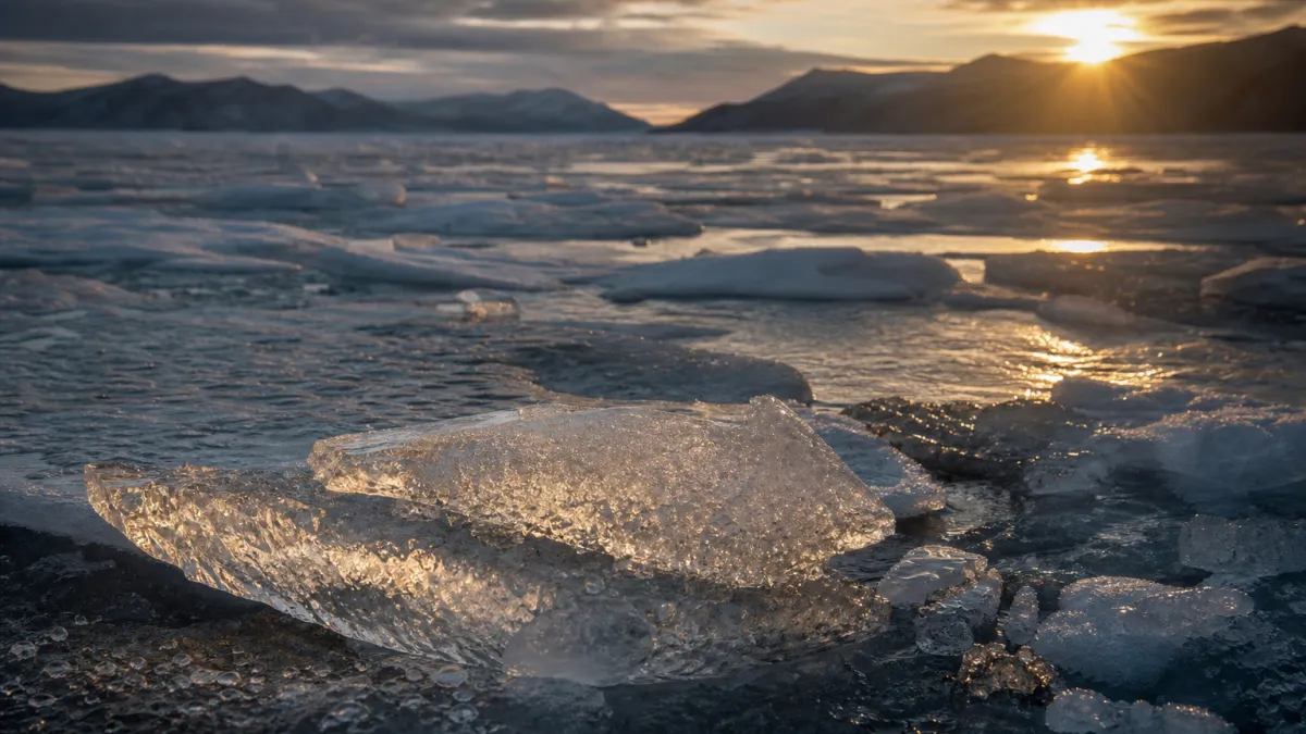 Glace flottante : définition, formation et rôle climatique